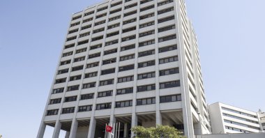 The headquarters of the Central Bank of the Republic of Türkiye, Ankara, Türkiye, July 28, 2022. (AA Photo)