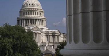 The U.S. Capitol is seen from the Cannon House Office Building in Washington, D.C., U.S., July 22, 2026. (AP Photo)