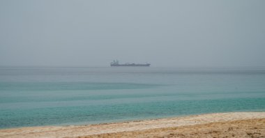 Oil tanker JORYA sails at sea near the Omani coast, as seen from Musandam, Oman, June 25, 2026. (Reuters Photo)