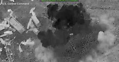 This screen grab made on July 23, 2026 from handout video footage released by the US Central Command (CENTCOM) on July 22, 2026 shows US forces launching what the military says are precision strikes against Iran for the twelth consecutive night. (CENTCOM Handout via AFP)