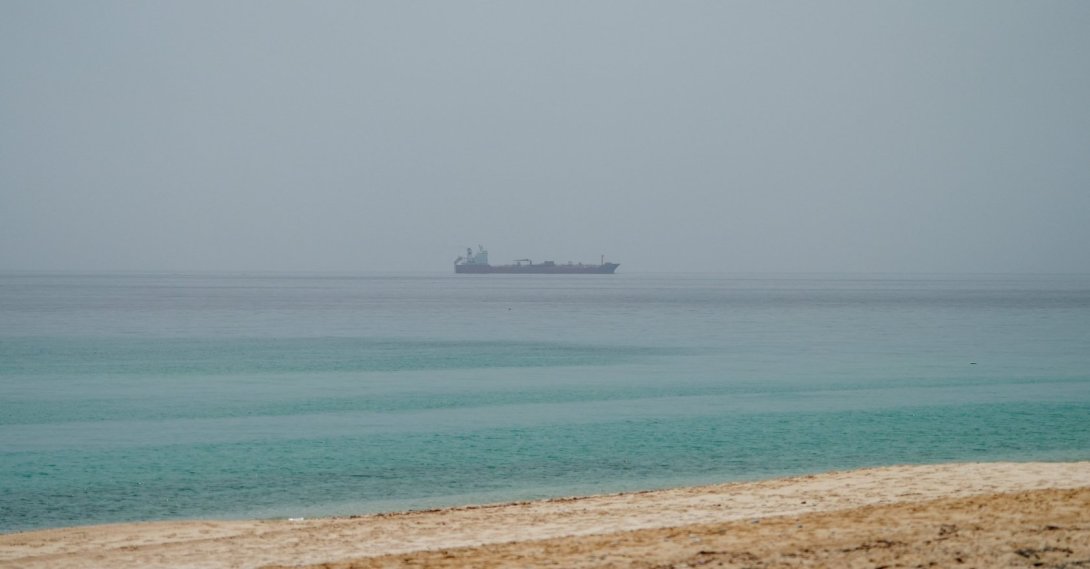 Oil tanker JORYA sails at sea near the Omani coast, as seen from Musandam, Oman, June 25, 2026. (Reuters Photo)