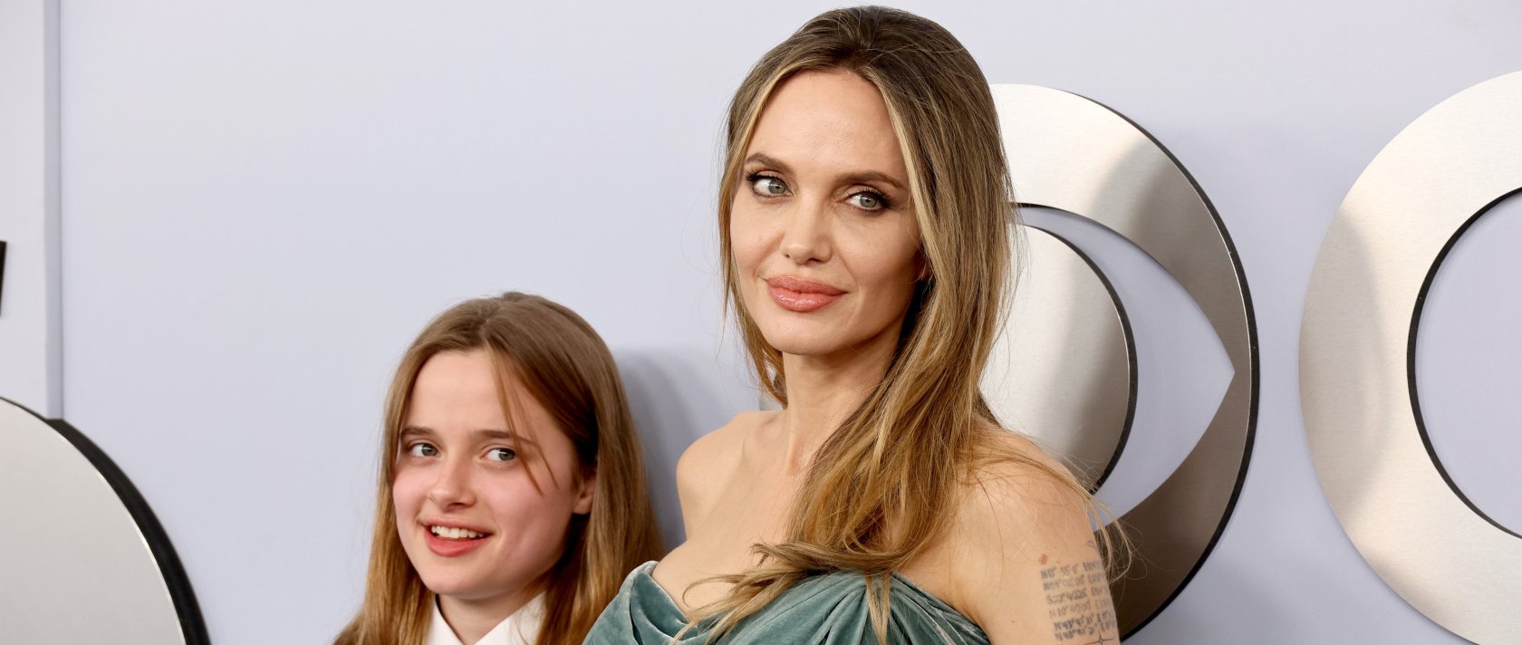 Vivienne Jolie-Pitt (L) and Angelina Jolie attend the 77th Annual Tony Awards at David H. Koch Theater at Lincoln Center, New York City, U.S., June 16, 2024. (Getty Images Photo)