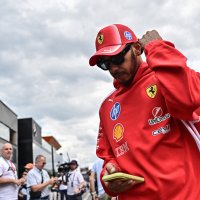 Ferrari's Lewis Hamilton ahead of the Hungarian Grand Prix press conference at the Hungaroring Circuit, Budapest, Hungary, July 23, 2026. (Reuters Photo)