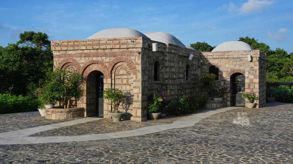 The Ephesus House, a replica of the House of the Virgin Mary in Türkiye's Ephesus, now stands at Alfonso town, Cavite province, Philippines, July 16, 2026. (AP Photo)