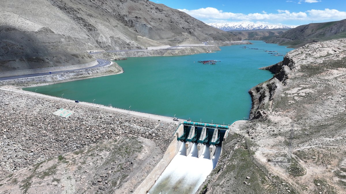 A dam is seen in Van province, Türkiye, May 7, 2026. (AA Photo)