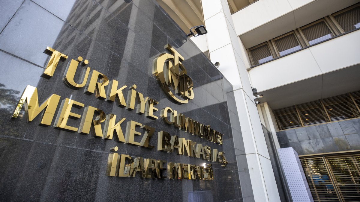 The headquarters of the Central Bank of the Republic of Türkiye (CBRT), Ankara, Türkiye, July 22, 2022. (AA Photo)