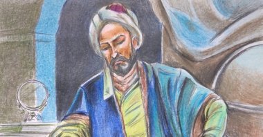 Nasir al-Din al-Tusi was a 13th-century Persian polymath whose pioneering works in ethics, science and political thought profoundly shaped the Islamic intellectual tradition. (Illustration by Erhan Yalvaç)