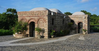 The Ephesus House, a replica of the House of the Virgin Mary in Türkiye's Ephesus, now stands at Alfonso town, Cavite province, Philippines, July 16, 2026. (AP Photo)