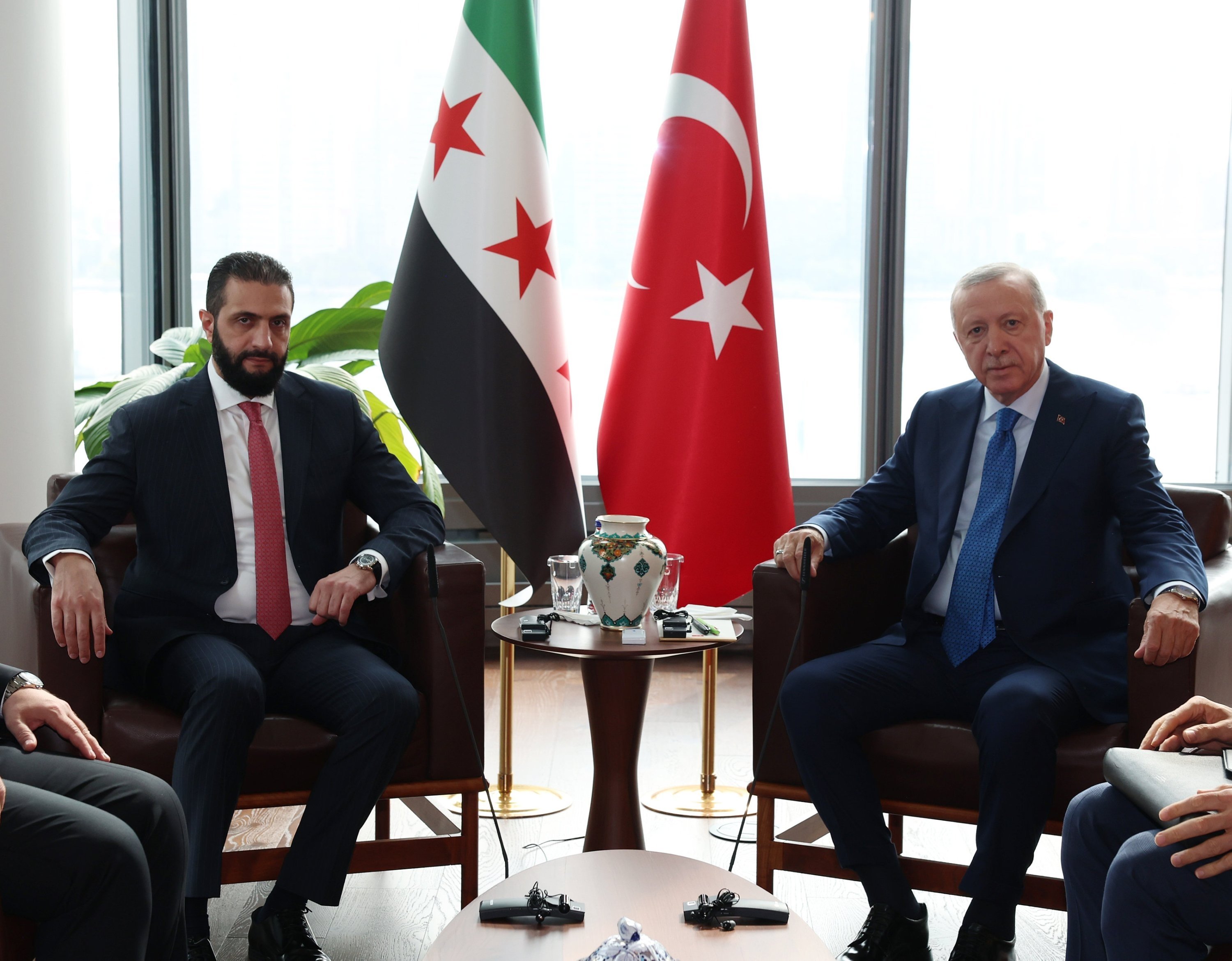 Syria’s al-Sharaa hails Erdoğan’s role in lifting US sanctions
