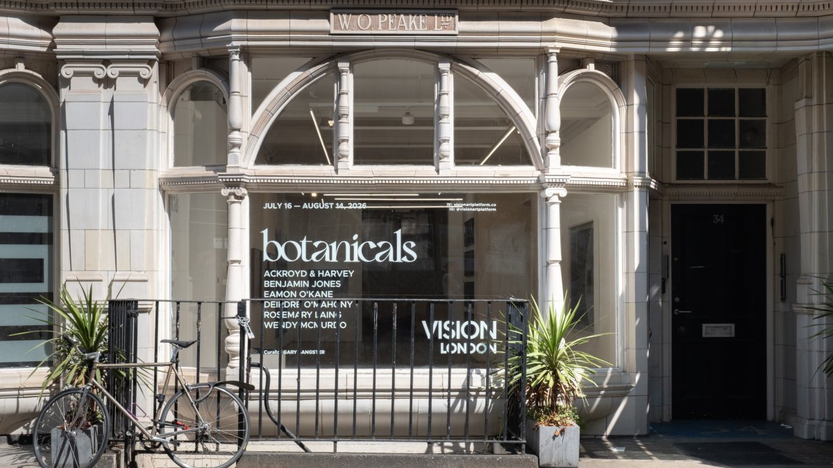 An undated exterior view of Vision Art Platform, where the "Botanicals" exhibition is on view, London, U.K. (Photo courtesy of Vision Art Platform)