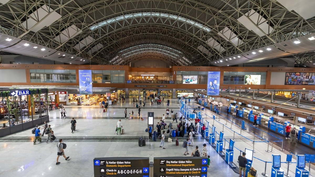 A general view of a terminal at Sabiha Gökçen Airport, Istanbul, Türkiye, June 29, 2026. (DHA Photo)