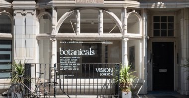 An undated exterior view of Vision Art Platform, where the "Botanicals" exhibition is on view, London, U.K. (Photo courtesy of Vision Art Platform)