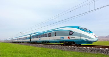 An Eskişehir-Istanbul High-Speed Train (YHT) operates on one of Türkiye's busiest rail corridors, Eskişehir, Türkiye, July 26, 2026. (DHA Photo) 