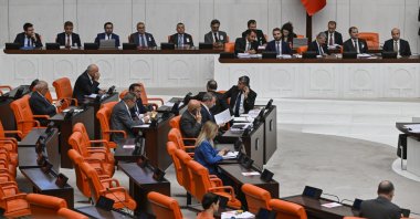Lawmakers attend a session at Parliament, Ankara, Türkiye, July 24, 2026. (AA Photo)