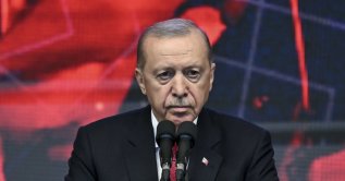 President Recep Tayyip Erdoğan speaks at a commemoration ceremony marking the 10th anniversary of the people's victory against the military coup attempt, in Ankara, July 15, 2026. (AA File Photo)
