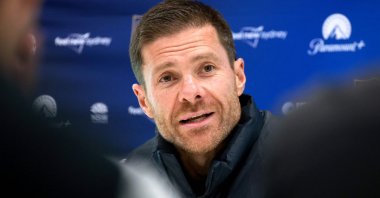 Chelsea Manager Xabi Alonso speaks during a press conference in Sydney, Australia, July 27, 2026. (AFP Photo)