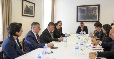 New Party (YP) Chair Özgür Özel chairs a meeting of the party in Ankara, Türkiye, July 25, 2026. (AA Photo)