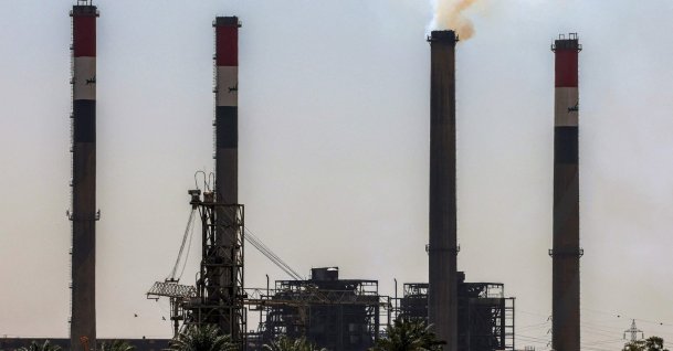 The Dora (Daura) Thermal Power Station in the Dora district of southern Baghdad, July 27, 2026. (AFP Photo)