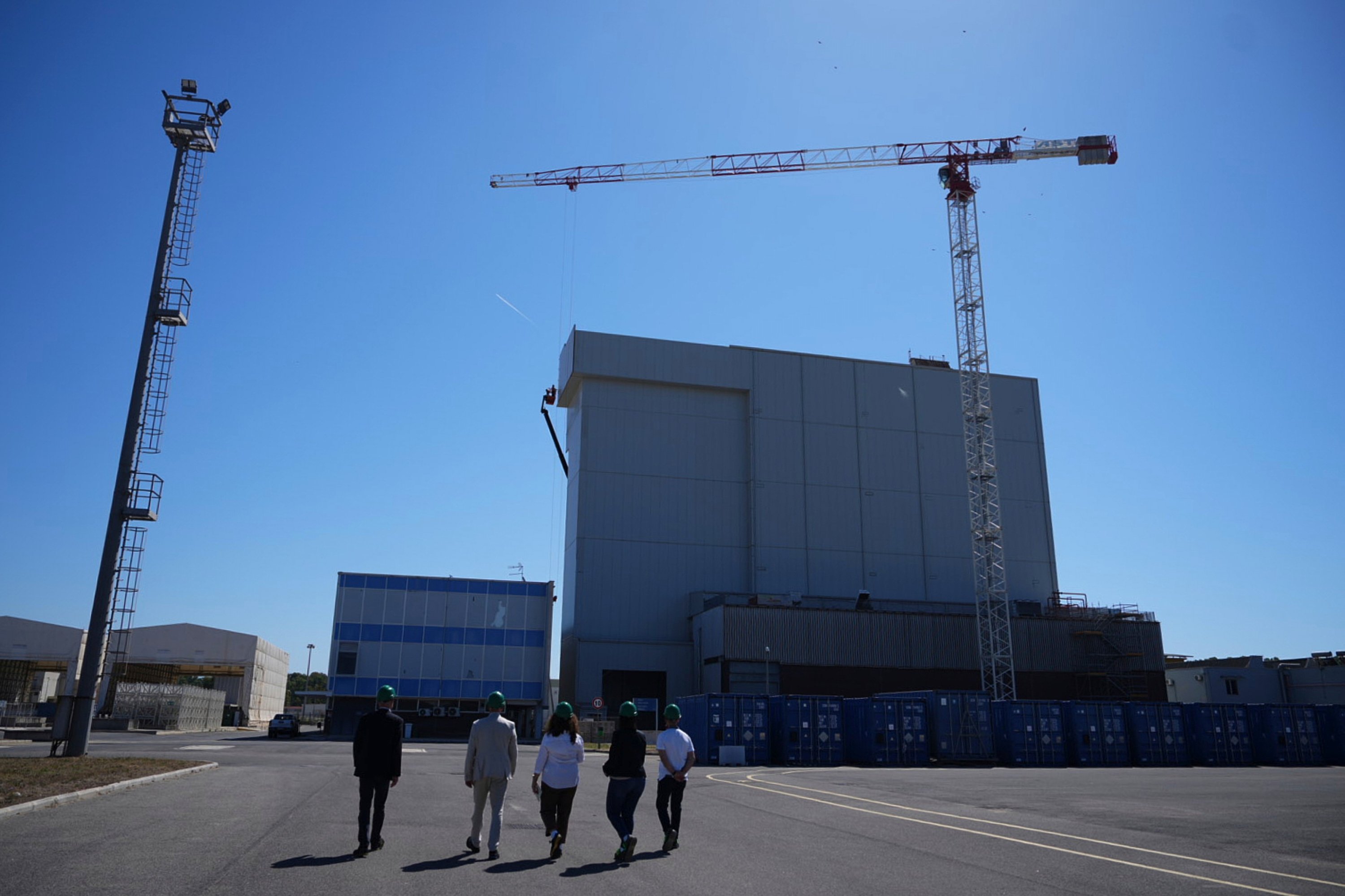 A view of the main reactor of the former nuclear power plant of Latina, Italy, June 18, 2026. (AP Photo)