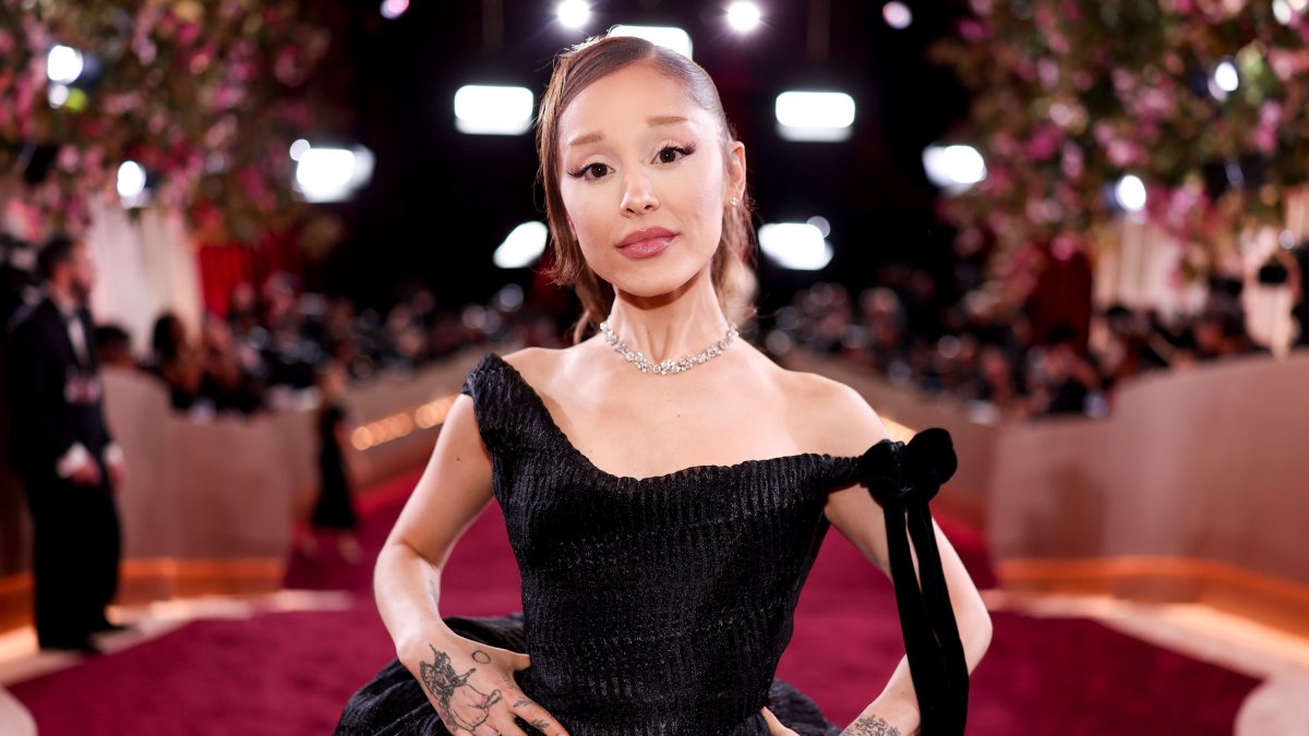 Ariana Grande at the 83rd Annual Golden Globes held at The Beverly Hilton in Beverly Hills, California, U.S., Jan. 11, 2026. (Getty Images Photo)