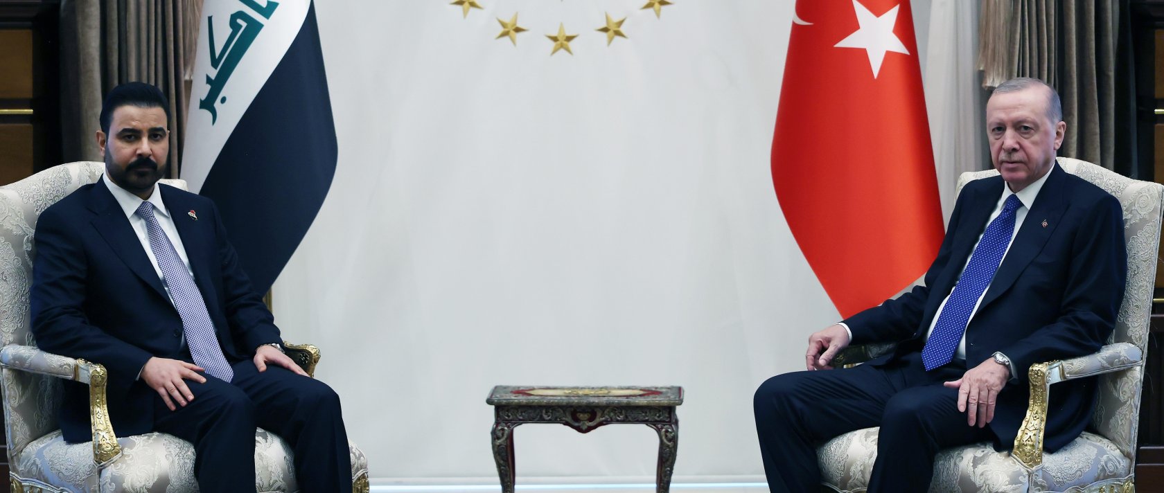 President Recep Tayyip Erdoğan meets Iraqi Prime Minister Ali al-Zaidi at the Presidential Complex in Ankara, July 28, 2026. (AA Photo)