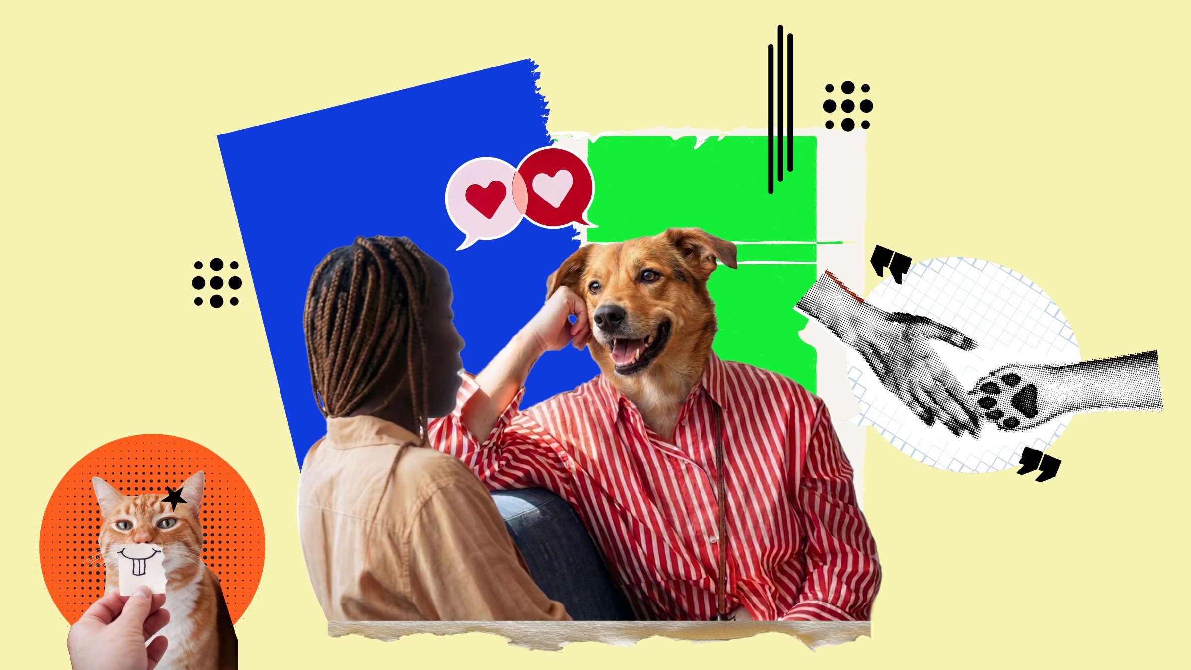 "Perhaps the reason for the strong bonds we form with pets is that human relationships are becoming increasingly complex, demanding more while offering less." (Illustration by Daily Sabah's Buğra Çakmak)