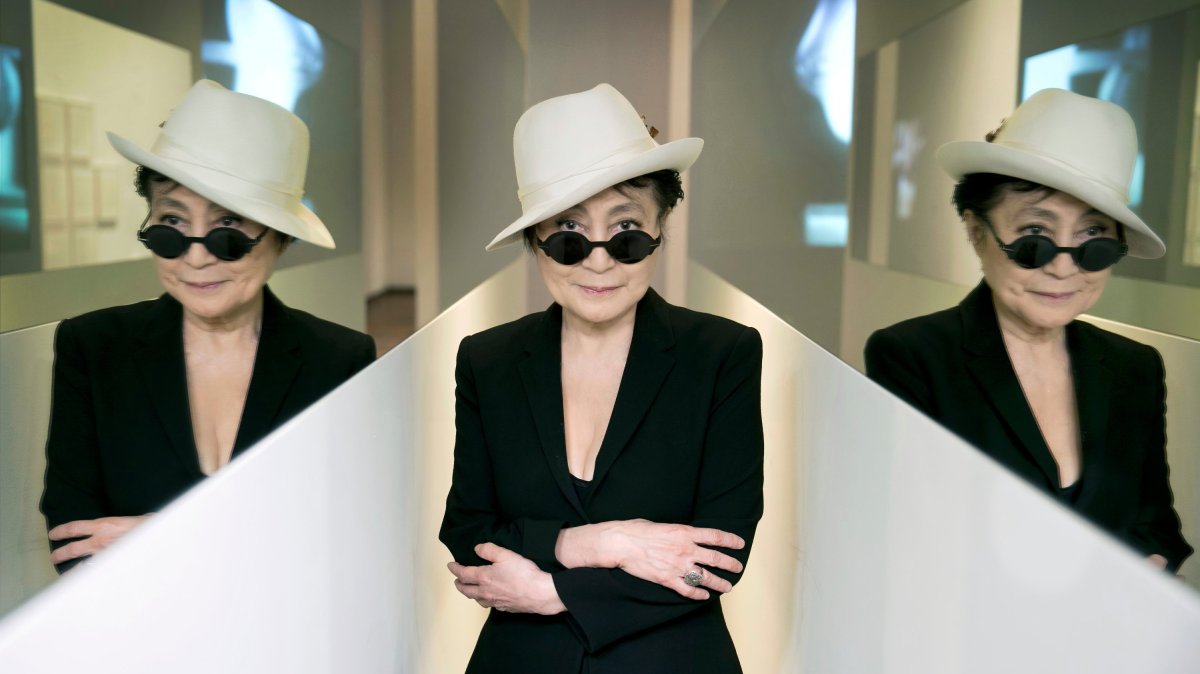 A portrait of Japanese artist Yoko Ono. (Photo courtesy of Sakıp Sabancı Museum)