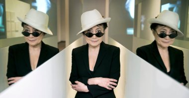 A portrait of Japanese artist Yoko Ono. (Photo courtesy of Sakıp Sabancı Museum)