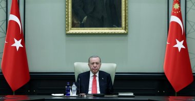 President Recep Tayyip Erdoğan chairs a cabinet meeting in the capital Ankara, July 29, 2026. (DHA Photo)