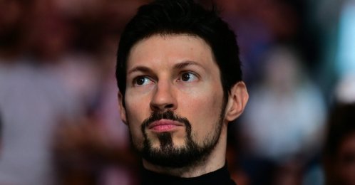 Telegram messaging app CEO and co-founder Pavel Durov watches the bantamweight bout between Russia's Said Nurmagomedov and the U.S.' Mario Bautista at UFC 321 at Etihad Arena, Abu Dhabi, UAE, Oct. 25, 2025. (AFP Photo)