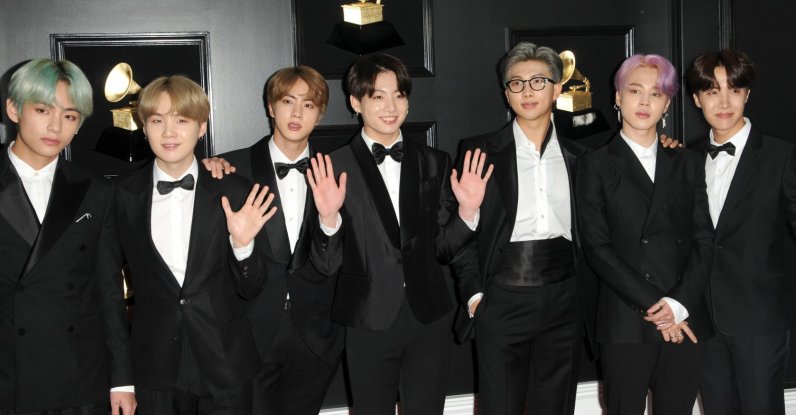 BTS at the 61st Grammy Awards at the Staples Center in Los Angeles, California, U.S., Feb. 10, 2019. (Shutterstock Photo)
