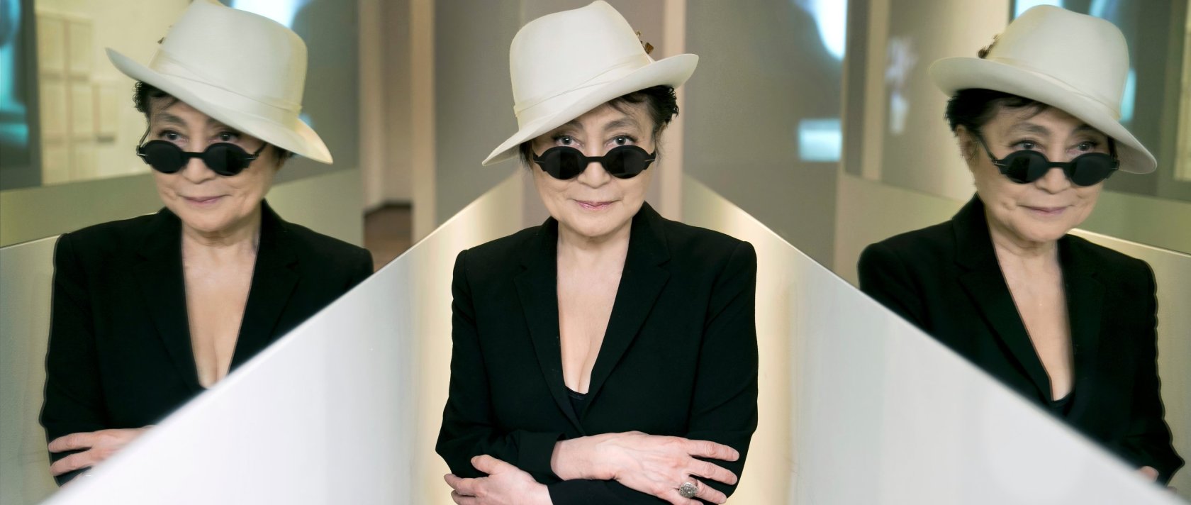 A portrait of Japanese artist Yoko Ono. (Photo courtesy of Sakıp Sabancı Museum)
