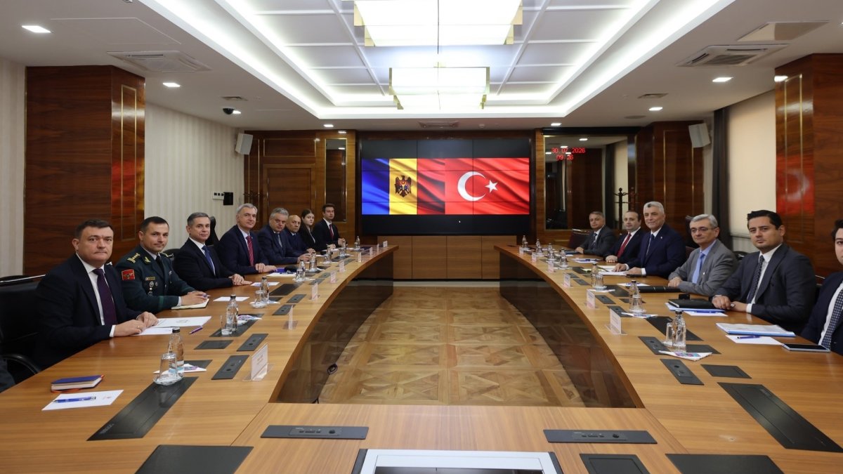 Turkish and Moldovan officials meet to discuss bilateral economic ties, Ankara, Türkiye, July 30, 2026. (IHA Photo)