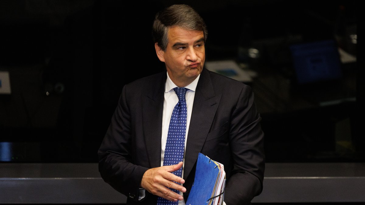 European Commission Executive Vice President for Cohesion and Reforms Raffaele Fitto during the Commissioners College in Strasbourg, France, July 7, 2026. (EPA Photo)