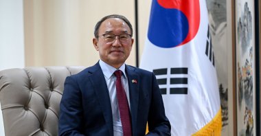 South Korea's ambassador to Türkiye, Boo Sukjong, poses during an interview with Anadolu Agency (AA), Ankara, Türkiye, July 30, 2026. (AA Photo)