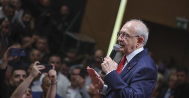 CHP Chair Kemal Kılıçdaroğlu addresses an event, Istanbul, Türkiye, July 25, 2026. (AA Photo)