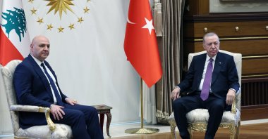 President Recep Tayyip Erdoğan and Lebanese President Joseph Aoun hold talks in Ankara, Türkiye, July 30, 2026. (DHA Photo)