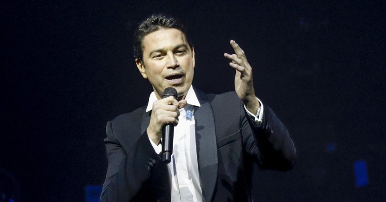 Tenor Mario Frangoulis performs live on stage during the Royal Christmas Gala at Tempodrom, Berlin, Germany, Dec. 5, 2017. (Getty Images Photo)