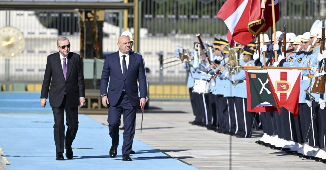 President Recep Tayyip Erdoğan welcomes Lebanese President Joseph Aoun in an official ceremony in Ankara, July 30, 2026. (AA Photo)