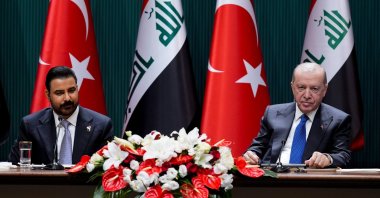 President Recep Tayyip Erdoğan and Iraqi Prime Minister Ali al-Zaidi hold a press conference following bilateral meetings, Ankara, Türkiye, July 28, 2026. (AA Photo)
