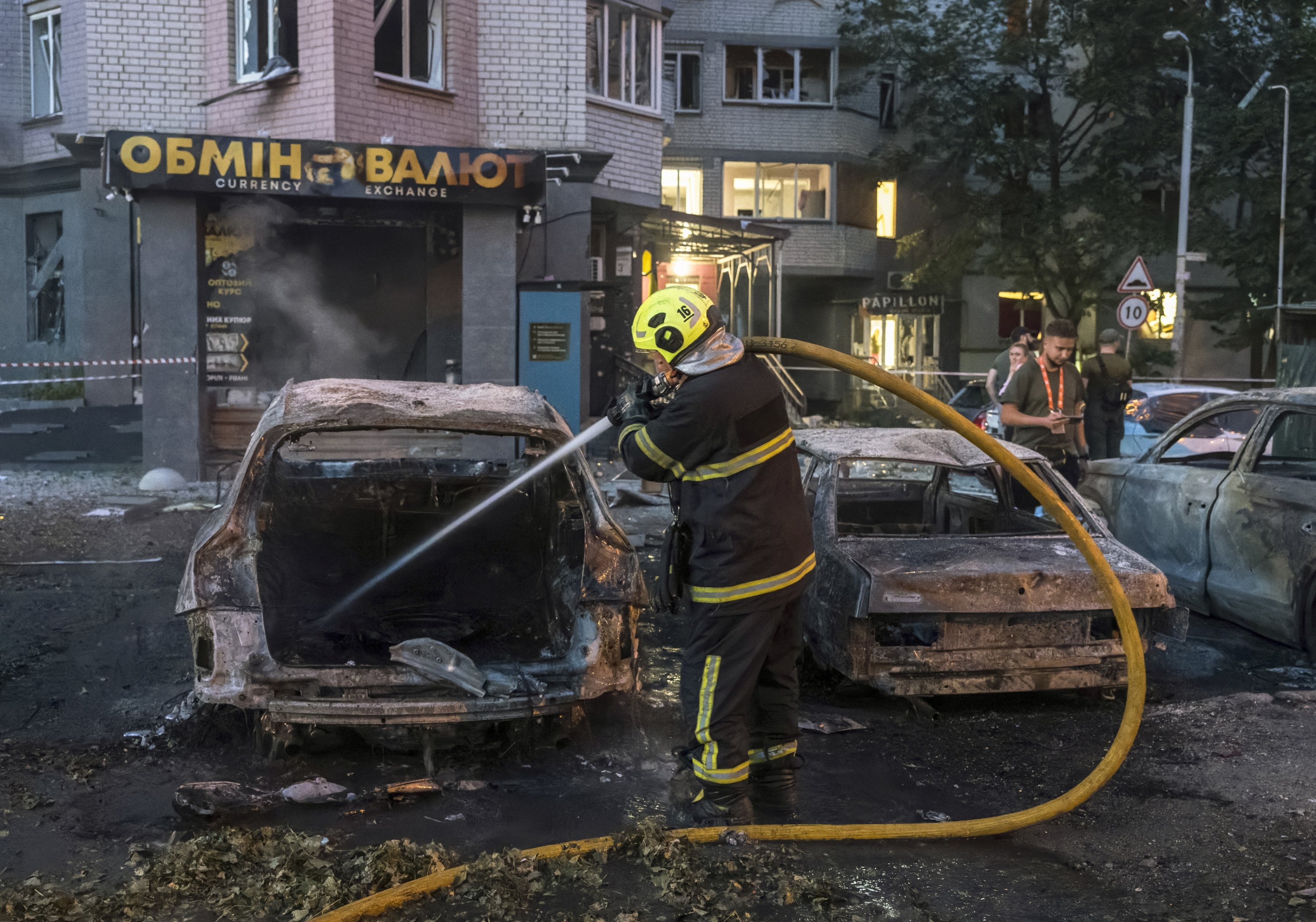 Russia launches massive missile and drone attack on Kyiv, 9 dead