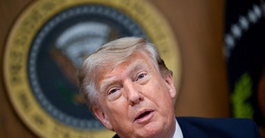 U.S. President Donald Trump participates in a cabinet meeting at Camp David, Thurmont, U.S., July 31, 2026. (Reuters Photo)