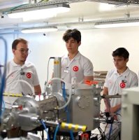 High school students do last preparations ahead of the International Nuclear Science Olympiad (INSO-2026) in Ankara, Türkiye, Aug. 1, 2026. (AA Photo)