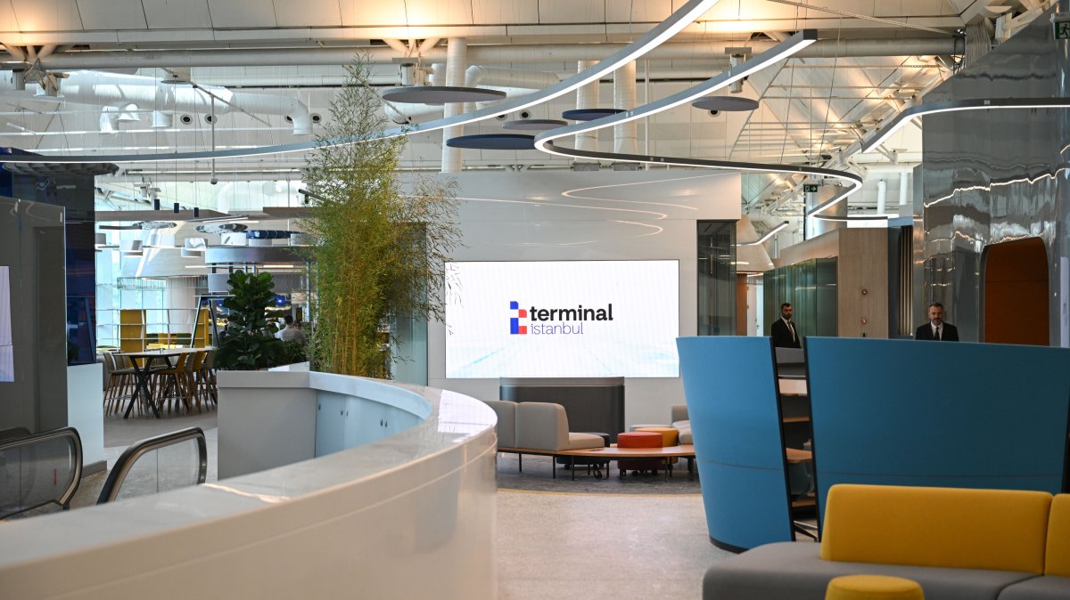 A general view of an area at Terminal Istanbul, Türkiye's new technology and entrepreneurship hub, Istanbul, Türkiye, Aug. 1, 2026. (AA Photo)