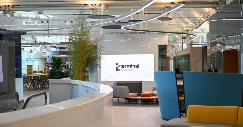 A general view of an area at Terminal Istanbul, Türkiye's new technology and entrepreneurship hub, Istanbul, Türkiye, Aug. 1, 2026. (AA Photo)