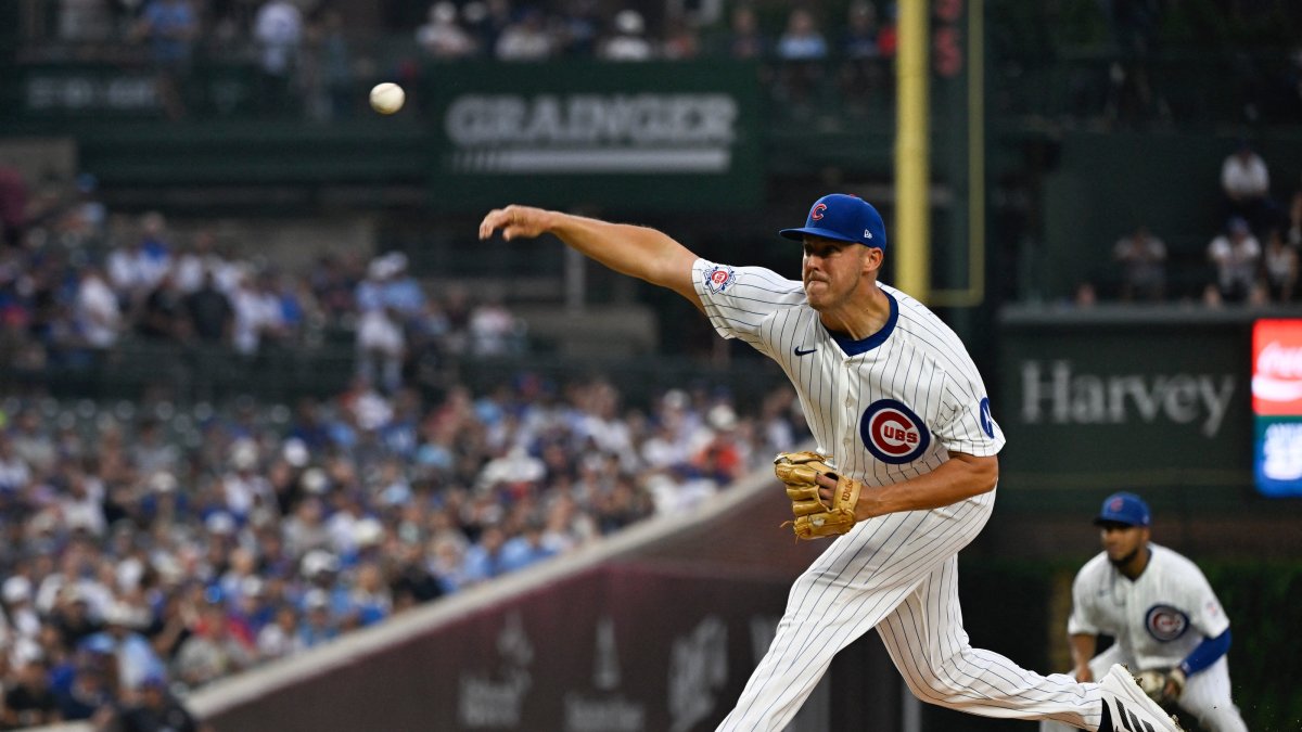 Chicago Cubs pitcher Jameson Taillon delivers the ball during the first inning against the Detroit Tigers at Wrigley Field, Chicago, Illinois, U.S., July 20, 2026. (Reuters Photo)  