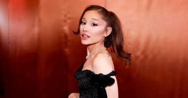 Ariana Grande at the 83rd Annual Golden Globes held at The Beverly Hilton, California, U.S., Jan. 11, 2026. (Getty Images Photo)