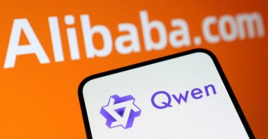 The Qwen and Alibaba logos are seen in this illustration, Jan. 29, 2025. (Reuters File Photo)
