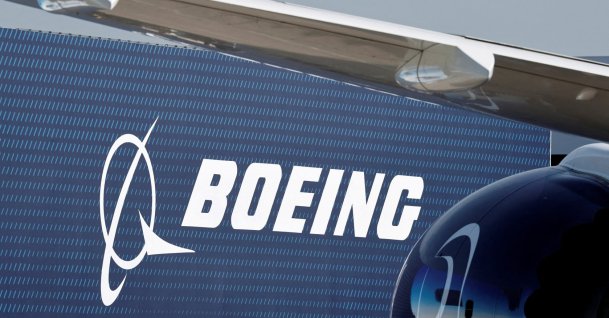 A Boeing logo is seen before the opening of the 55th International Paris Airshow at Le Bourget Airport near Paris, France, June 13, 2025. (Reuters Photo)