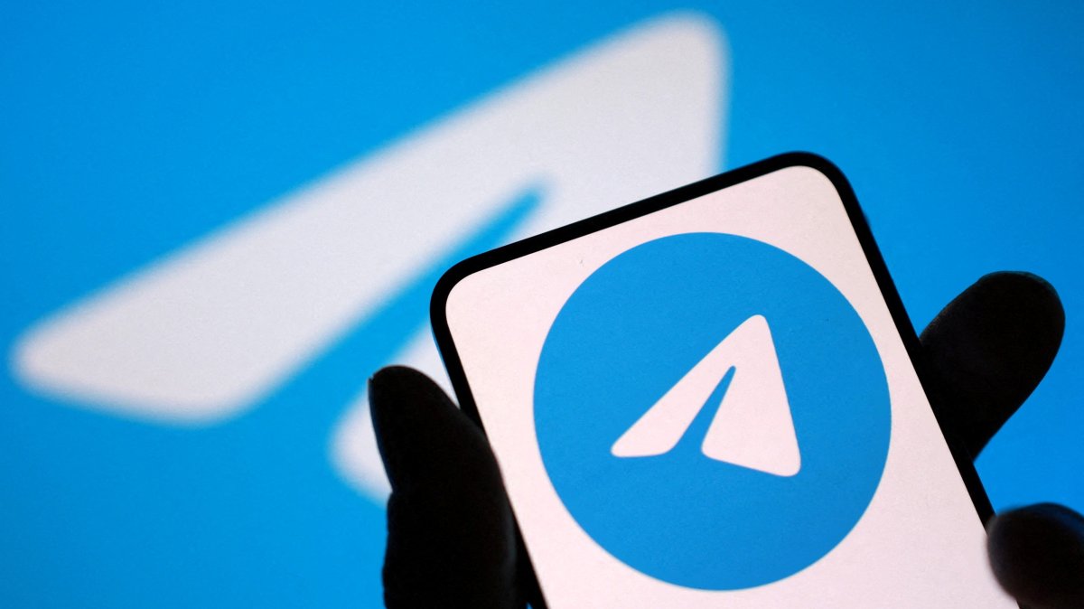 The Telegram app logo is seen in this illustration taken on June 19, 2026. (Reuters Photo)